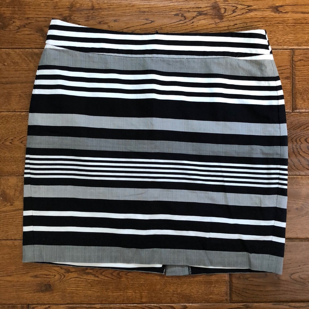 Banana Republic striped mini skirt